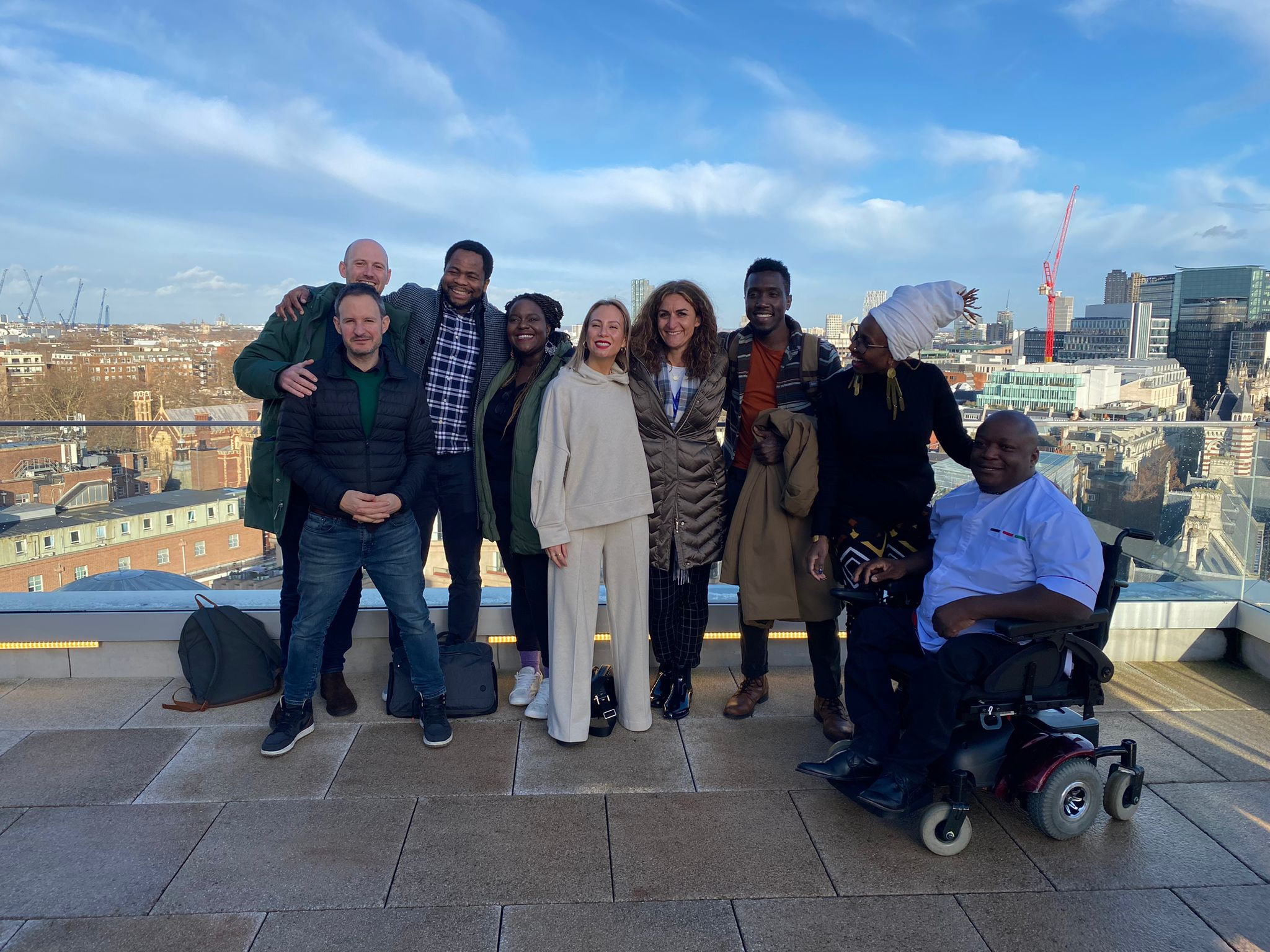 London rooftop gathering